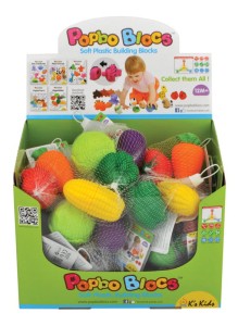 Popboblocs Warzywa - display 35szt