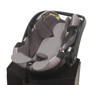 Wkładka antypotowa do fotelika samochodowego 0-13 kg - szara