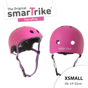 Kask rowerowy Smart Trike - rozmiar XS - różowy