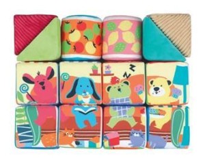 Miękkie klocki edukacyjne 12 elementów