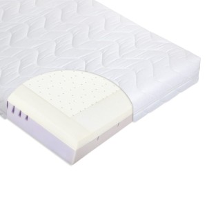 Materac do łóżeczka TRIO LATEX-COMFORT 120x60 + pokrowiec Basic