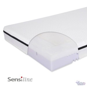 Materac do łóżeczka SensiLine VIENA LATEX 120x60 + pokrowiec Sensi