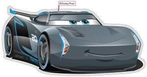 Dekoracja ścienna Auta - Cars Jackson Storm - mała