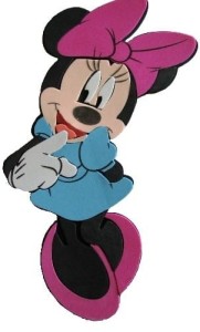 Dekoracja ścienna - Myszka Mickey - Minnie