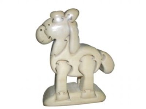 Drewniane puzzle 3D - Konik