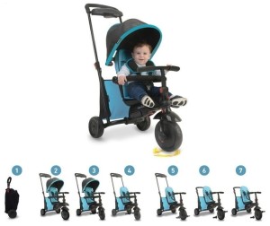 Smart Trike Składany rowerek Folding Trike™ 500 7w1 - niebieski