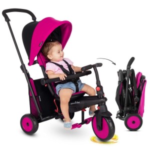 Smart Trike Składany rowerek Folding Trike STR 3 6w1 - różowy