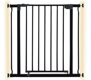 Bramka bezpieczeństwa Liberty (W: 75-82cm x H: 76cm) - czarna
