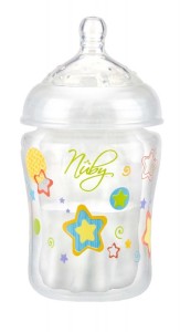Butelka antykolkowa z 5 sterylnymi wkładami 180ml