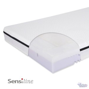 Materac do łóżeczka SensiLine VIENA LATEX 120x60 + pokrowiec Sensi